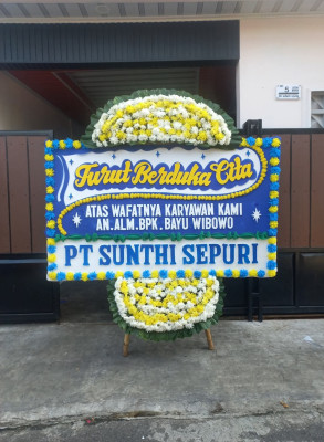 Papan Bunga Duka di Sulanjana